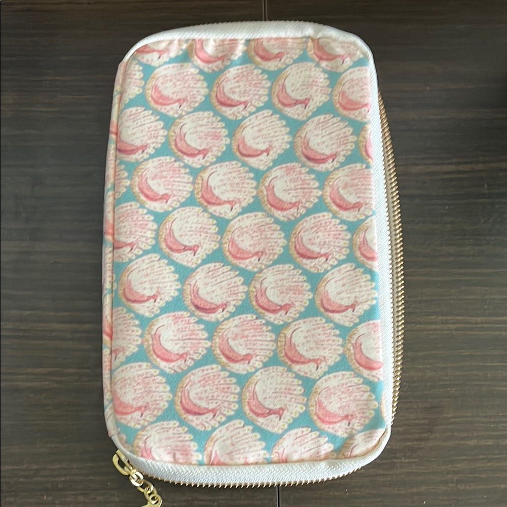 Hobonichi Liberty Fabrics Peacocks of Gratham Hall Ane drawer pouch